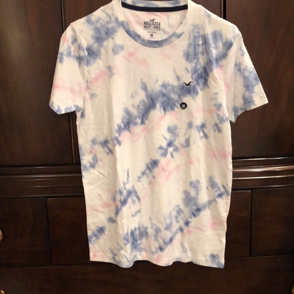NWT Hollister must have collection, pink blue and white tie-dye size extra small - Picture 4 of 4